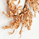 Wreath Herb Leaves Tea Stain