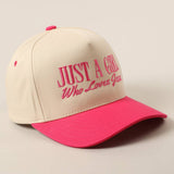 Just A Girl Who Loves Jesus Trucker Hat