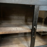 Christopher 4 Door Glass Console