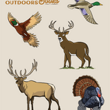 Hunting I Weatherproof Sticker Sheet