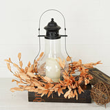 Wreath Herb Leaves Tea Stain