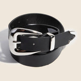 Smooth Vegan Leather Belt