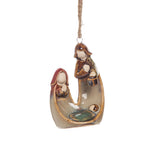 Christmas Art Glazed Nativity Ornament