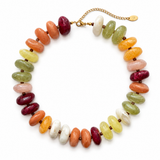 Chunky Artisan Beaded Statement Necklace