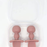 Mini Utensil Set with Travel Case: Blush