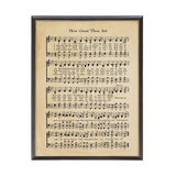 How Great Thou Art Hymn Framed Artwork