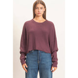 Oversized Cropped Sweater