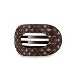 Teleties Flat Round Quilted Hair Clip