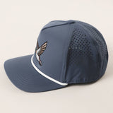 Flying Mallard Embroidered Rope Strap Trucker Hat | Blue