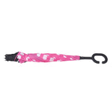 Pink Big Polka Dot Double Layer Inverted Umbrella