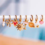 Creoles Cherry Earrings