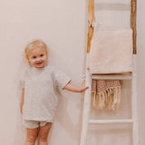 Lou Cotton Set in Grey Stripes