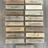 Engraved Vintage Sign: "In Our Home"