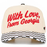 With Love From Georgia Letter on Two Tone Trucker Hat