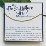 Scripture Strand Necklace
