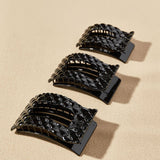 Teleties Flat Rectangle Quilted Hair Clip