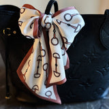 Equestrian Chain Link Border Scarf
