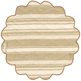 Tan Floral Placemat