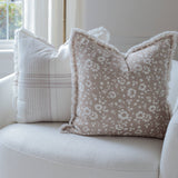 Plaid Fringe Pillow | Fleur + Fray Collection