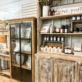 Texan Wooden Shelving with Cabinet Doors