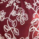 Faye Floral Embroidered Short Bubble Sleeve Blouse
