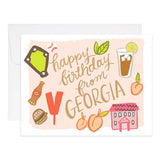 Birthday From Georgia: Birthday Card