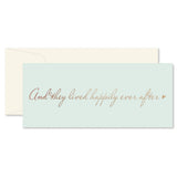 And They Lived Happily Ever After Wedding Greeting Card