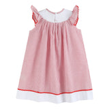 Strawberry Smocked Bishop Dress