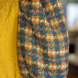Textured Body with Tweed Puff Sleeve Top