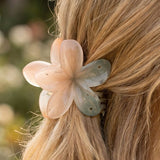 Large Gradient Flower Hair Claws