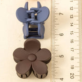 Matte Flower Hair Claw Clip: Multiple Colors