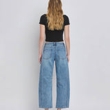 Tingle High Rise Barrel Leg Jeans