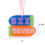 6|7: Backpack Charm/Keychain