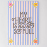 Rough Draft Notebook Set: My Heart is so Full