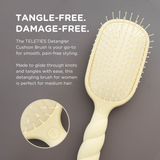 Detangler Hair Brush for Medium Hair| Tan