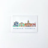 Newnan, Georgia Skyline Magnet