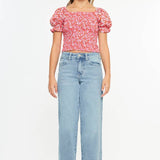 High Rise Wide Leg Youth Jeans