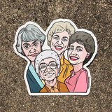 Golden Girls Sticker | Waterproof Vinyl Decal