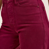 Boysenberry Retro Wide Leg Jeans