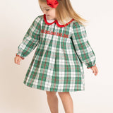 Green Holiday Plaid Dress