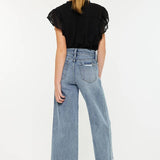 90's Cropped Wide Leg Youth Jeans