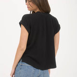 Georgia Short Sleeve Knit Sweater
