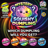 Fun Doh Mystery Dumpling Squishy Toy: Multiple Sizes