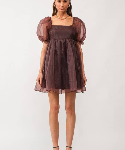 aurora brown dress AURORA BROWN DRESS