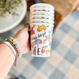 Beach Life Reusable Cups