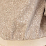 Ruffle Ribbed Knit Hem Wavy Print Top