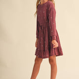 Tween Kids Girls Knit Long Sleeve Dress