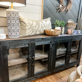 Christopher 4 Door Glass Console