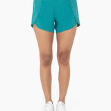 Highwaist Athleisure Split Shorts | Assorted Colors