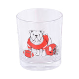 Georgia GA State Spirit Bulldog Rocks Glass